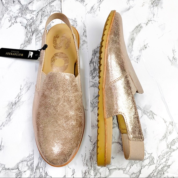 Sorel Shoes - NWT Sorel Ella Slingback Mule Sandal in Rose Gold